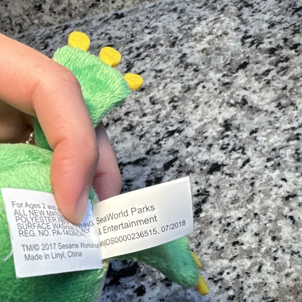 Aurora World Sesame Street Frog Plush Stuffed Animal DREAMCH-0718 Green 2018